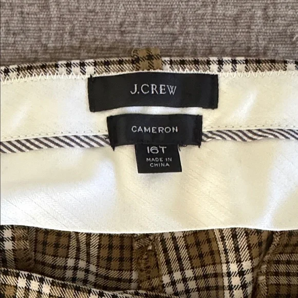 J. Crew Women’s work pant Chinos LOT OF 2. Size‎ 16 and 16T - Picture 3 of 12